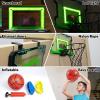 imageIndoor Basketball Hoop Mini Basketball Hoop for Door Electronic Pro Score Board with Automatic Sound ampamp LED Light Room Sport Set Toy Gift for 3 Kids Teens ampamp Adults with 3 Balls ampamp Air Pump