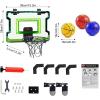 imageIndoor Basketball Hoop Mini Basketball Hoop for Door Electronic Pro Score Board with Automatic Sound ampamp LED Light Room Sport Set Toy Gift for 3 Kids Teens ampamp Adults with 3 Balls ampamp Air Pump