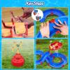 imageVATOS 2Tier Outdoor Kids Water Table 61PCS DIY Toddlers Water Table Toys Playset Pool Waterway Toy with Pump Summer Outside Activity Funs for Toddler Boys Girls Ages 48 35