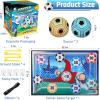 imageVATOS Toy Soccer Ball Game Set for Boys and Girls Indoor Outdoor Backyard Toss Soccer Goal Game with 2 Balls 1 Flannel Target Soccer Toys for 35 68 812 Years Old Kids BirthdayBlue