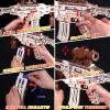 imageVATOS Wooden Gun Puzzles 3D Wood Puzzles Gun for Adult with Foam Soft Bullet Electric Wooden M416 Rifle Puzzle Toy Model Wood Puzzle DIY Building Kits for Adult Christmas Birthday Gift