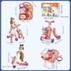 imageBaby Walker 5 in 1VATOS SittoStand Learning WalkerAssemble as ScooterBalance BikePush WalkerActivity TableDetachable PanelPush Walkers Toys with Music for Toddlers Infant Boys GirlsPink
