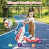 imageBaby Walker 5 in 1VATOS SittoStand Learning WalkerAssemble as ScooterBalance BikePush WalkerActivity TableDetachable PanelPush Walkers Toys with Music for Toddlers Infant Boys GirlsPink