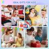 imageFidget Toys Pop Game Kids Vatos 2 Pack Fast Push Toy Pop Games for Kids 312 Fidgets Sensory Toy for 3 4 5 6 7 8 Year Old Girl Boy Birthday Gifts for Girls Boys Age 57 Light up Shark Autism Toys