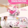 imageRemote Control Robots DogToys for Kids  Robot Pet Puppy Dog RC Robot Toy with LED Gag Dog Voice Rocording ampamp Changing Farting Touch Reaction Dancing and Walking RC Robot for Kids Girls