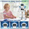 imageRobot Toys for Kids  Smart Talking Voice Remote Control Robot Gesture Sensing Programmable Emo Robots Toy for Age 3 4 5 6 7 8 Year Old Boys Girls Birthday Gift PresentWhite