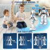 imageRobot Toys for Kids  Smart Talking Voice Remote Control Robot Gesture Sensing Programmable Emo Robots Toy for Age 3 4 5 6 7 8 Year Old Boys Girls Birthday Gift PresentWhite