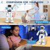 imageRobot Toys for Kids  Smart Talking Voice Remote Control Robot Gesture Sensing Programmable Emo Robots Toy for Age 3 4 5 6 7 8 Year Old Boys Girls Birthday Gift PresentWhite