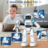 imageRobot Toys for Kids  Smart Talking Voice Remote Control Robot Gesture Sensing Programmable Emo Robots Toy for Age 3 4 5 6 7 8 Year Old Boys Girls Birthday Gift PresentWhite