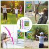 imageVATOS 2 Pack Bow and Arrow Toy Light Up Archery Toy for Kids with Standing Target ampamp 20 Arrows Indoor ampamp Outdoor Activity Toys Birthday Gifts for 3 4 5 6 7 8 Year Old Kids Boys Girls