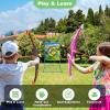 imageVATOS 2 Pack Bow and Arrow Toy Light Up Archery Toy for Kids with Standing Target ampamp 20 Arrows Indoor ampamp Outdoor Activity Toys Birthday Gifts for 3 4 5 6 7 8 Year Old Kids Boys Girls