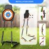 imageVATOS 2 Pack Bow and Arrow Toy for 5 6 7 8 9 10 11 Year Old Boys Girls Light Up Archery Toy with Cup Suction Standing Target ampamp 29 in Dart Board Indoor Outdoor Activity Toys Birthday