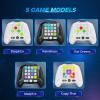 imageVATOS 2PCS Quick Push Fidget Game Handheld Black ampamp White Electric Pop Game with 5 Gameplay Modes Handheld Game Controller Portable Toy for 6 7 8 9 Year Old Kids Boys Girls Teens Adults