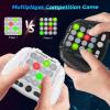 imageVATOS 2PCS Quick Push Fidget Game Handheld Black ampamp White Electric Pop Game with 5 Gameplay Modes Handheld Game Controller Portable Toy for 6 7 8 9 Year Old Kids Boys Girls Teens Adults