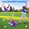imageVATOS 3in1 T Ball Sets for Kids Teeball Toy Sets with 6pcs Baseballs T Ball Stand Hanging Tee Auto Launcher Retractable BatIndoor Outdoor Sports Toys Gifts for Boys Girls Age 38 Year Old