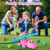 imageVATOS 4in1 Sprinkler Toy Baseball for Kids Crocodile Water Outdoor Game with Baseball 360 Roating Spray Water Toys Summer Yard Garden Pool Outdoor Game for Toddlers Girls Boys