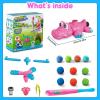 imageVATOS 4in1 Sprinkler Toy Baseball for Kids Crocodile Water Outdoor Game with Baseball 360 Roating Spray Water Toys Summer Yard Garden Pool Outdoor Game for Toddlers Girls Boys