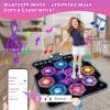 imageVATOS Dance Mat Toys for Kids  Electronic Dance Pad Music Toy with 8 LED Keys for Kids Ages 48 Sensory Outdoor Games Party Favors Cool Birthday Gifts for 312 Year Old Girls Boys Teens