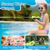 imageVATOS Electric Water Blaster Squirt Pistol Toy  4 Pack Rechargeable Automatic Water Pistols with 450CC58CC Large Capacity  32 FT Squirt Toys Summer Beach Pool Outdoor Toys for Kids Adults