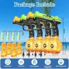 imageVATOS Electric Water Blaster Squirt Pistol Toy  4 Pack Rechargeable Automatic Water Pistols with 450CC58CC Large Capacity  32 FT Squirt Toys Summer Beach Pool Outdoor Toys for Kids Adults