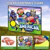 imageVATOS Football Toss Target Games with 2 Soft Footballs Indoor Outdoor Backyard Hanging Football Goal Throwing Game Football Toy Passing Targets Party Game for Boys Girls and Family Fun Play Blue