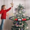 imageVATOS Hanging Christmas Train Set  Christmas Train Toy with Light ampamp Sound for Boys Girls Train Toy Set Around Under The Christmas Tree Best Christmas Decoration Indoor for Families