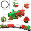 imageVATOS Hanging Christmas Train Set  Christmas Train Toy with Light ampamp Sound for Boys Girls Train Toy Set Around Under The Christmas Tree Best Christmas Decoration Indoor for Families
