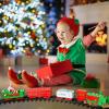 imageVATOS Hanging Christmas Train Set  Christmas Train Toy with Light ampamp Sound for Boys Girls Train Toy Set Around Under The Christmas Tree Best Christmas Decoration Indoor for Families