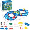 imageVATOS Kids Outdoor Water Table Toys Water Park Playset 50PCS DIY Table Beach Toy on Backyard Lawn Pool Waterway Toy with 2 Boats Summer Outside Activity Funs for Toddler Boys Girls Ages 48 35