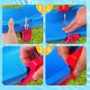 imageVATOS Kids Outdoor Water Table Toys Water Park Playset 50PCS DIY Table Beach Toy on Backyard Lawn Pool Waterway Toy with 2 Boats Summer Outside Activity Funs for Toddler Boys Girls Ages 48 35