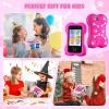 imageVATOS Kids Smart Cell Phone Toy for Girls Boys Cute Paw Bone Kid Mobile Phone 28quot Touchscreen HD Dual Camera with AntiCollision Silicone Case 8GB Memory Card Birthday Gift for Kids 310 Years OldPink