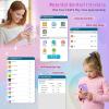 imageVATOS Kids Smart Phone Toy for Girls Boys 3 4 5 6 7 8 9 Years Old 4quot Large Touchscreen Mermaid Style Kids Cell Phone with Dual Camera Music Player Puzzle Game 8GB Memory Learning Toy Birthday GiftPurple