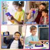 imageVATOS Kids Smart Phone Toy for Girls Boys 3 4 5 6 7 8 9 Years Old 4quot Large Touchscreen Mermaid Style Kids Cell Phone with Dual Camera Music Player Puzzle Game 8GB Memory Learning Toy Birthday GiftBlue