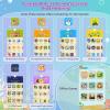 imageVATOS Kids Smart Phone Toy for Girls Boys 3 4 5 6 7 8 9 Years Old 4quot Large Touchscreen Mermaid Style Kids Cell Phone with Dual Camera Music Player Puzzle Game 8GB Memory Learning Toy Birthday GiftPurple