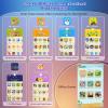 imageVATOS Kids Smart Phone Toy for Girls Boys 3 4 5 6 7 8 9 Years Old 4quot Large Touchscreen Mermaid Style Kids Cell Phone with Dual Camera Music Player Puzzle Game 8GB Memory Learning Toy Birthday GiftBlue