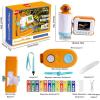 imageVATOS Microscope for Kids1000x Microscope Camera Kits with Specimens ampamp ScreenPortable Educational Science Toys Gift for Age 3 4 5 Boys Girls Outdoor Orange