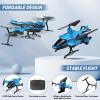 imageVATOS RC Helicopter 24G All in 1 Remote Control Helicopter Super Function 360 Flip Obstacle Avoidance Altitude Hold One Key take OffLanding RC Plane Toy Gifts for Kids Adults