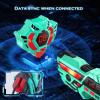 imageVATOS Realtime Data SYNC Laser Tag Set  Infrared Laser Tag Sets of 4 Guns 4 Vests Multi Player Lazer Tag Shooting Game for Kid Teen Age 612 yd Indoor ampamp Outdoor Play