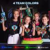 imageVATOS Realtime Data SYNC Laser Tag Set  Infrared Laser Tag Sets of 4 Guns 4 Vests Multi Player Lazer Tag Shooting Game for Kid Teen Age 612 yd Indoor ampamp Outdoor Play