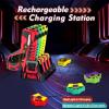 imageVATOS Rechargeable Laser Tag Guns Set  Lazer Tag 4 Players with Receivers 24 GHz Data SYNC Display Laser Game Infrared Laser Tag Blaster Indoor Outdoor Toy Gift for Kids Ages 614 Boys Girls