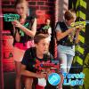 imageVATOS Rechargeable Real time Data SYNC Laser Tag Gun Set  24GHz Infrared Laser Tag of 4 Gun 4 Vest with Glowing Light Lazer Tag Game for Kids Adults Family Group Activity for Boys Girls Age 612