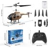 imageVATOS Remote Control Helicopter for Kids Camouflage RC Helicopter 24GHz Radio Controlled Helicopter with Gyro 3 Channel Indoor Toy OneKey TakeOff Gift for Boys Adults