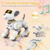 imageVATOS Remote Control Robot Dog Toy for Kids  Interactive Touch ampamp Follow 17 Functions Robot Dog Pet Programmable Smart Walking Puppy Intelligent Dancing RC Robot Toys for Girls 312 Birthday GiftsGold
