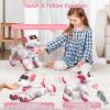 imageVATOS Remote Control Robot Dog Toy for Kids  Interactive Touch ampamp Follow 17 Functions Robot Dog Pet Programmable Smart Walking Puppy Intelligent Dancing RC Robot Toys for Girls 312 Birthday GiftsPink