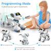 imageVATOS Remote Control Robot Dog Toy for Kids  Interactive Touch ampamp Follow 17 Functions Robot Dog Pet Programmable Smart Walking Puppy Intelligent Dancing RC Robot Toys for Girls 312 Birthday GiftsBlue