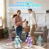 imageVATOS Robot Toys for Kids 2PCS Remote Control Robot with Record Voice ampamp Gesture Sensing Control Rechargeable Programmable Music Dancing Functions for Toddler Boys Age 3 4 5 6 7 8 Years Old