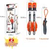 imageVATOS Slingshot Launcher Toys for Kids  Sky Foam Scream Rocket with 2 Pack ampamp 1 Launcher  Shoots Up to 250 FT Outdoor Indoor Activity for Boys ampamp Girls Aged 49
