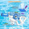 imageVATOS Water Gun ampamp Bubble Gun for Kids Ages 3 4 5 6 7 8 Automatic 3 in 1 Electric Water Gun and Bubble Gun Toy 500CC Large Capacity 32FT Long Range Rechargeable Squirt Gun Summer Outdoor Toys
