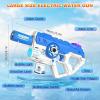 imageVATOS Water Gun ampamp Bubble Gun for Kids Ages 3 4 5 6 7 8 Automatic 3 in 1 Electric Water Gun and Bubble Gun Toy 500CC Large Capacity 32FT Long Range Rechargeable Squirt Gun Summer Outdoor Toys