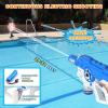 imageVATOS Water Gun ampamp Bubble Gun for Kids Ages 3 4 5 6 7 8 Automatic 3 in 1 Electric Water Gun and Bubble Gun Toy 500CC Large Capacity 32FT Long Range Rechargeable Squirt Gun Summer Outdoor Toys